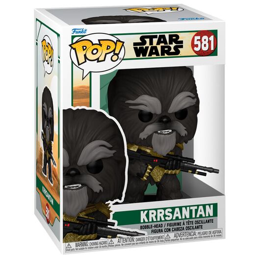 FUNKO POP Star Wars Book of Boba Fett Krrsantan w/BG 581 68651