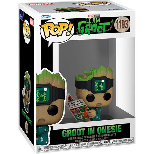 Funko Pop! I Am Groot in Onesie w/Book Bobble 1193