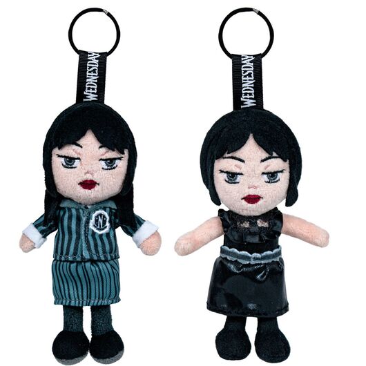 PLAY BY PLAY Wednesday assorted plush keychain 12cm
