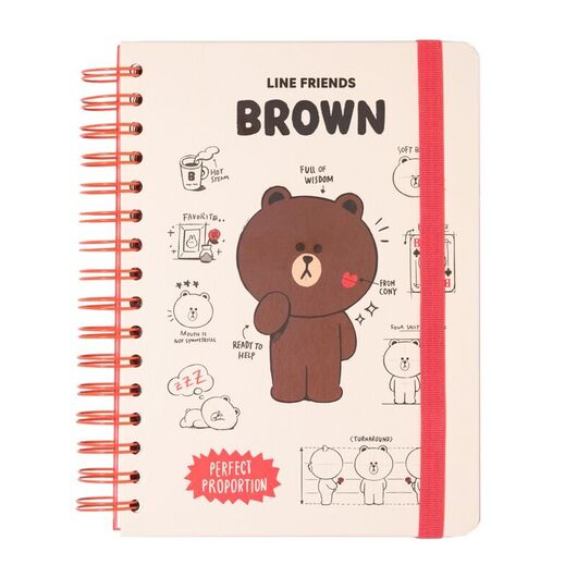ERIK Line Friends A5 notebook