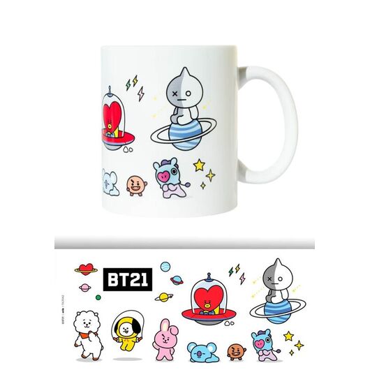 ERIK BT21 Characters mug 330ml