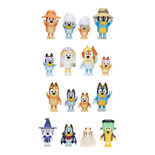 FAMOSA Bluey assorted pack 4 figures