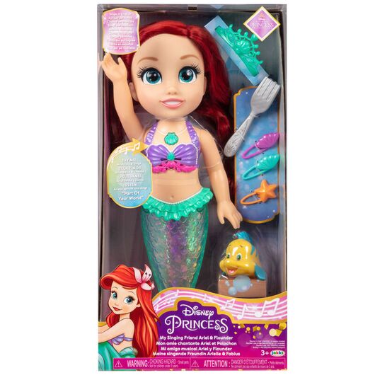 JAKKS PACIFIC Spanish Disney The Little Mermaid Ariel musical doll 38cm