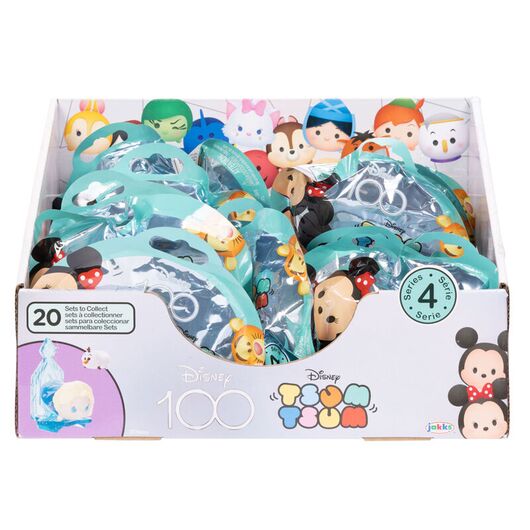 JAKKS PACIFIC Disney 100th Anniversary Series 4 tsum tsum assorted about surprise figure