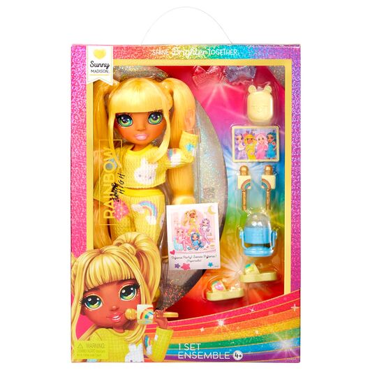 MGA Rainbow High pyjama party Sunny doll 22cm