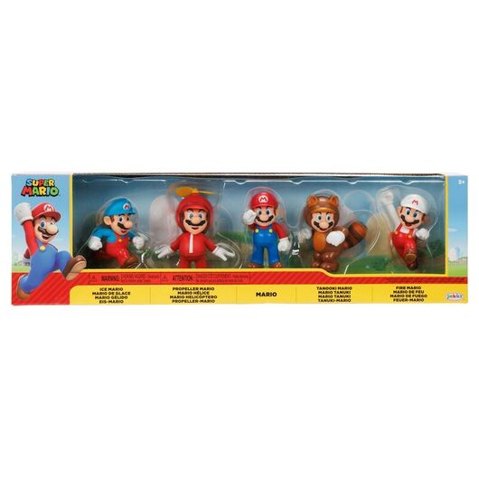 JAKKS PACIFIC Super Mario Bros blister 5 figures 6cm