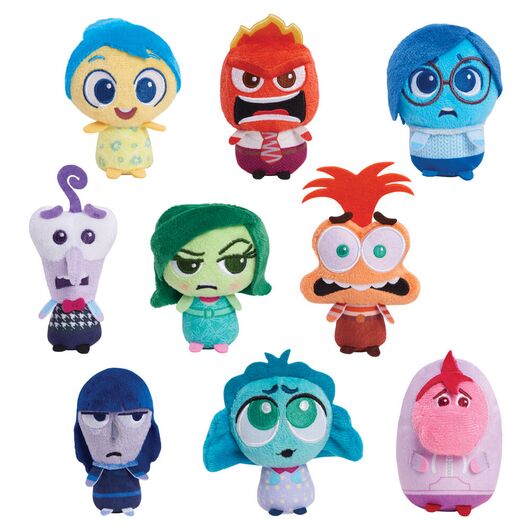 JUST PLAY Disney Pixar Inside Out 2 surprise assorted plush toy keychain