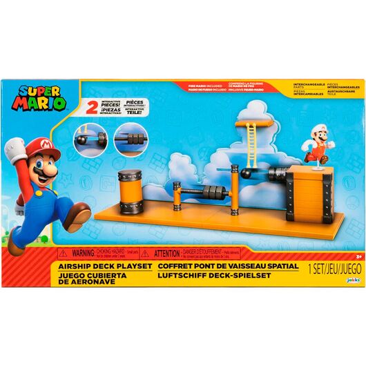JAKKS PACIFIC Super Mario Bros Aircraft deck playset