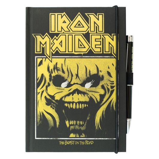 ERIK Iron Maiden A5 premium notebook + projector pen