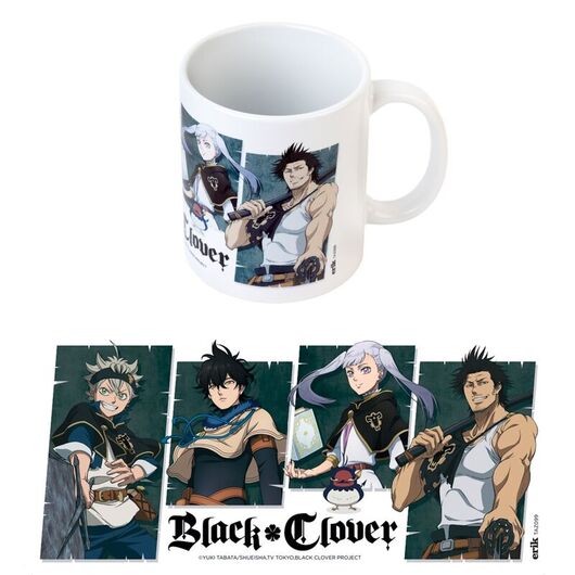 ERIK Black Cover Characters mug 350ml