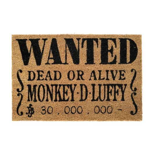 One Piece Wanted Dead or Alive Monkey D. Luffy Doormat FGE0058
