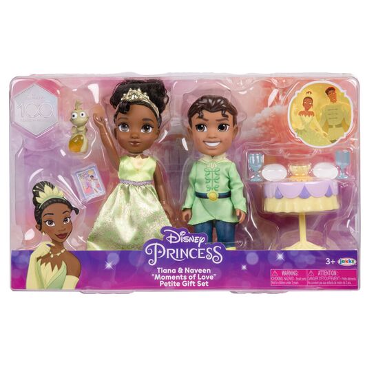 Disney The Princess and the Frog Tiana + Naveen doll 15cm 192995228016