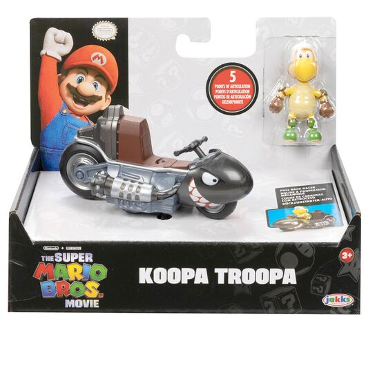 Mario Kart The Movie Koopa Troopa Kart  Kart figure 6cm 192995417717