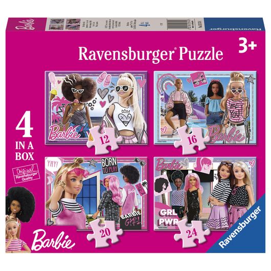 Ravensbuger Puzzle - Barbie 12-16-20-24pcs
