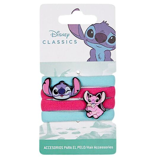 CERDÁ Disney Stitch set 4 scrunchies