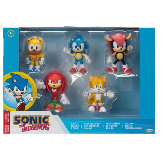 JAKKS PACIFIC Sonic the Hedgehog pack 5 figures 6cm