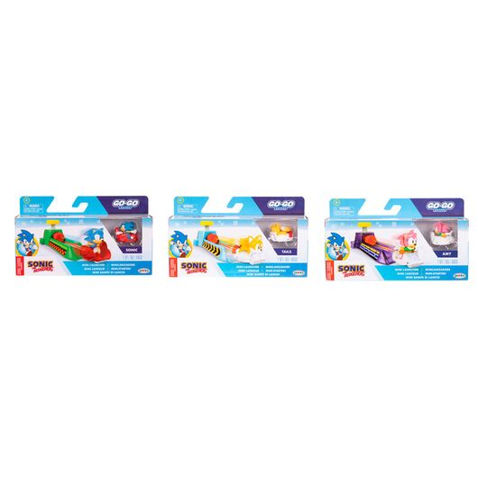 JAKKS PACIFIC Sonic Go Go Racers assorted launchers cars