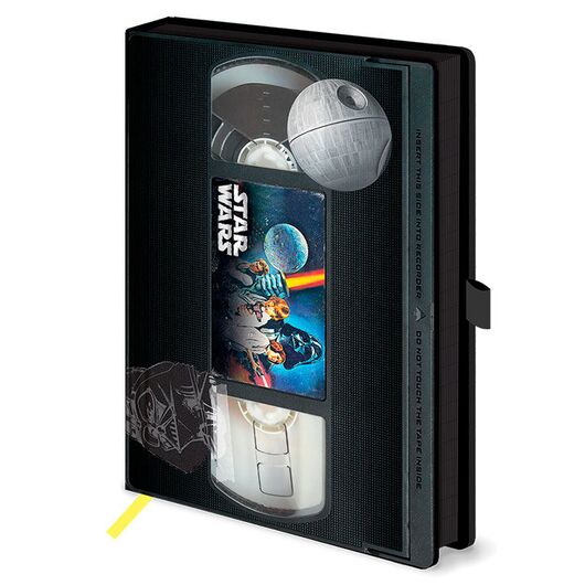 PYRAMID Star Wars VHS premium A5 notebook