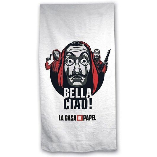 Money Heist Bella Ciao! microfiber beach towel 5407007982837