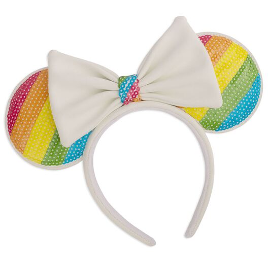 LOUNGEFLY Loungefly Disney Minnie Rainbow headband