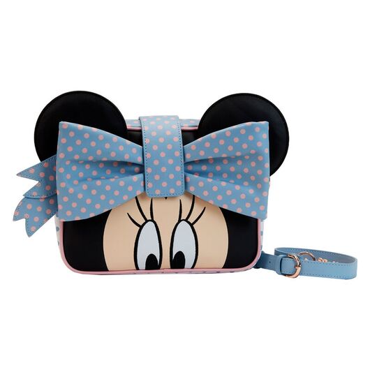 Loungefly Disney Minnie Mouse Pastel Polka Dot Crossbody bag 671803446557