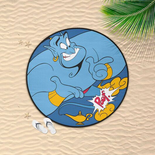 Disney Aladdin round microfiber beach towel 130cm 8427934268078