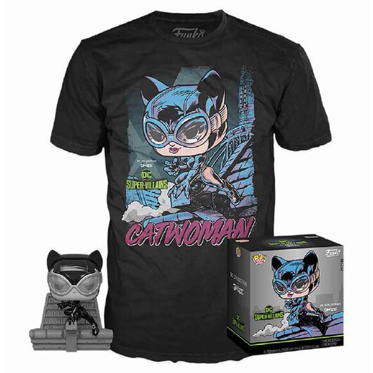 Set POP figure & Tee DC Jim Lee Catwoman (S)