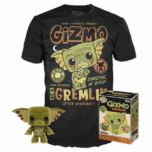 Funko Set POP figure & Tee Gremlins Gizmo Exclusive (M)
