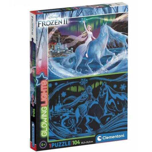 Clementoni Puzzle - Disney Frozen 2 glowing 104pcs