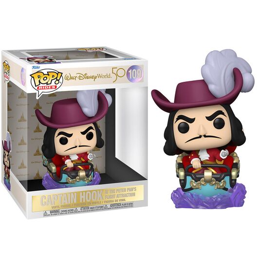 FUNKO POPS WDW 50th Captain Hook at the Peter Pan Flight 109 59512
