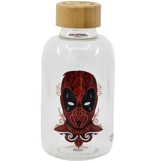 STOR Marvel Deadpool glass bottle 620ml