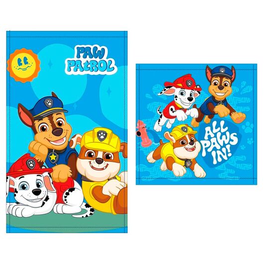 SPIN MASTER Paw Patrol set 2 cotton bath towels