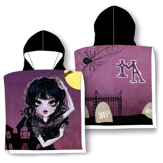 20TH CENTURY FOX Gothic Girl cotton poncho towel