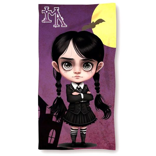 Gothic Girl cotton beach towel 8435631339113
