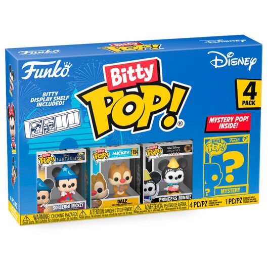 Funko Pop! Disney Mickey Sorcerer 4 Pack 71321