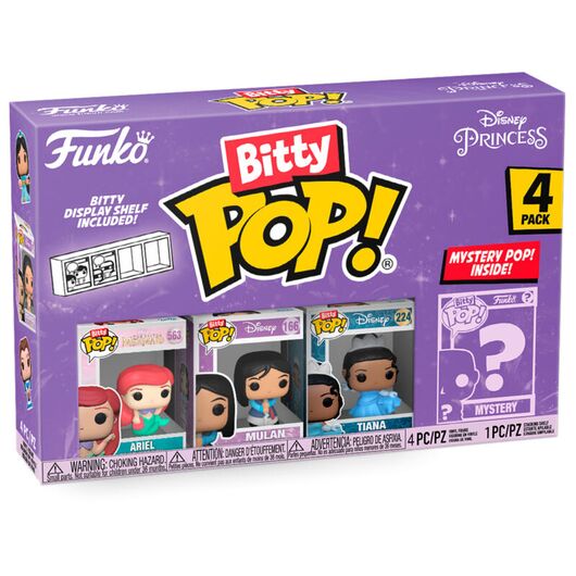 Funko Bitty Pop! Disney Princess Ariel 4 Pack 73027