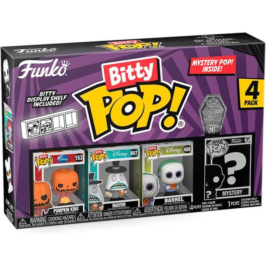 FUNKO BITTY POP 4 Pack Nightmare B.C. Pumpkin King 73020