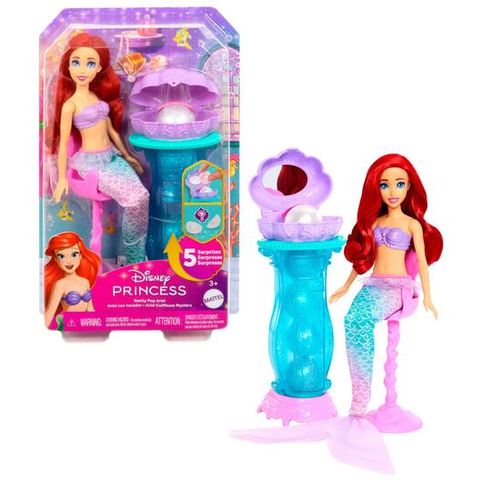 Disney Princess The Little Mermaid Ariel doll with dressing table 194735259298