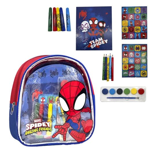 CERDÁ Marvel Spidey and His Amazing Friends backpack stationery set