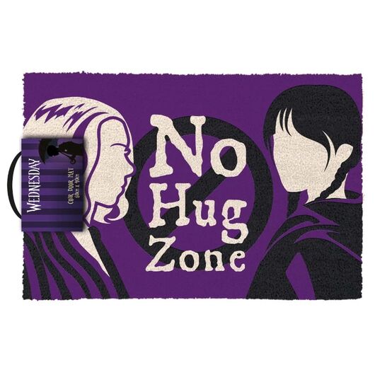 Wednesday No Hug Zone Doormat GP86603