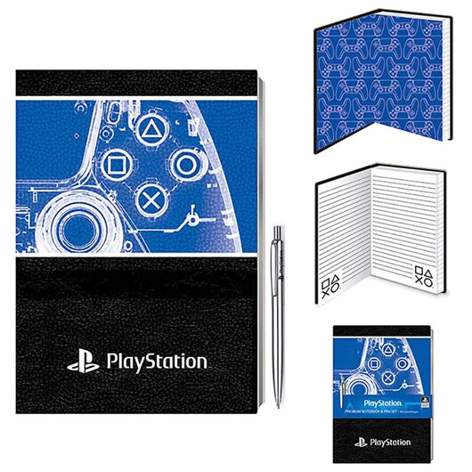 Taccuino A5 + Penna PlayStation X-Ray Dualsense Controller