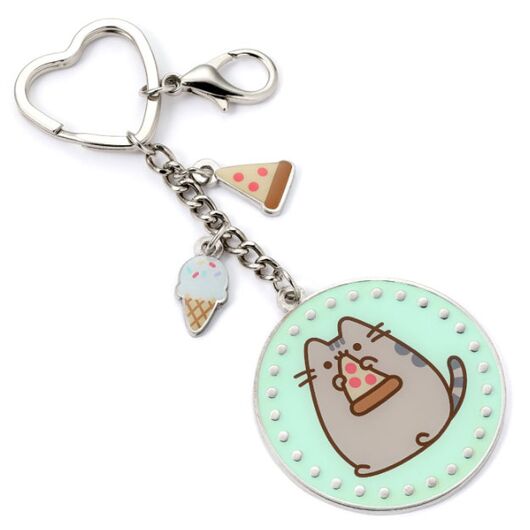 Portachiavi con Charm Pusheen The Cat Pizza PTCK0106
