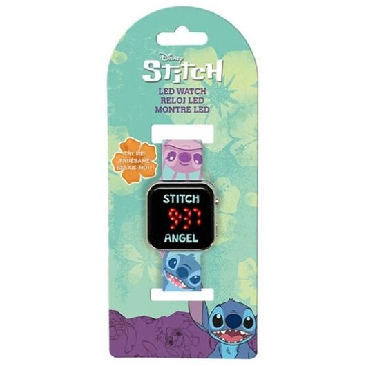 Orologio da Polso Digitale LED Disney Stitch & Angel LAS4197