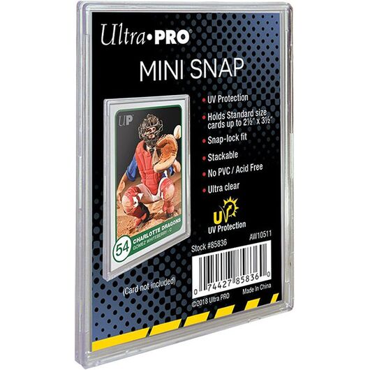ULTRA PRO MINI SNAP UV Bustina Rigida Trasparente 1pz