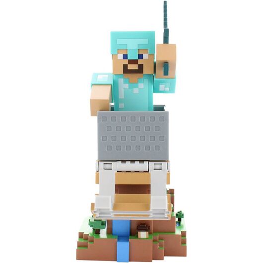CABLE GUYS Minecraft Steve Con Armatura In Diamante CGCRMC400756