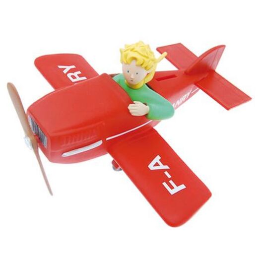 PLASTOY Money Box The Little Prince w/Plane 80028