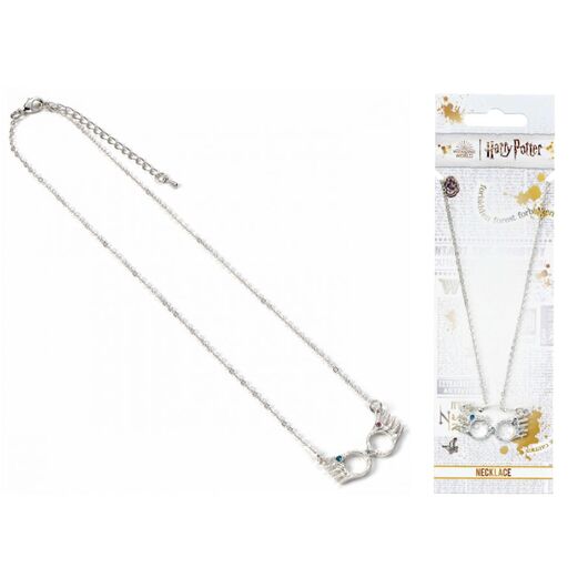 Collana Harry Potter Occhiali di Luna Lovegood Silver