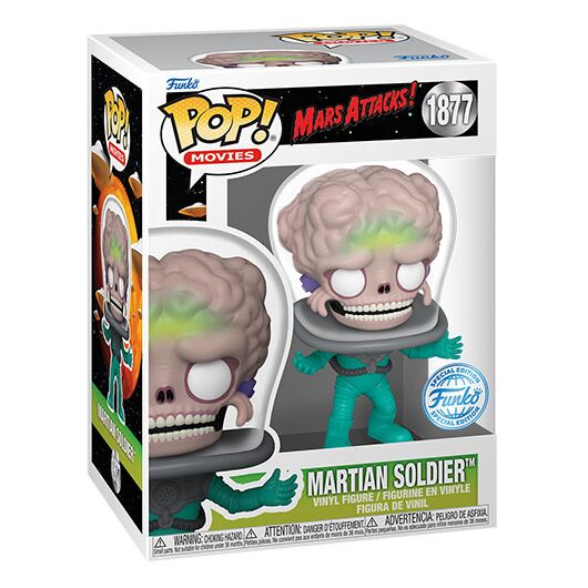 Funko Pop! Mars Attacks Soldier  (1τμχ - Τυχαία Επιλογή 1:6 Chase) 1877