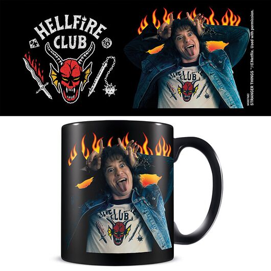 Tazza Stranger Things Eddie Hellfire Club Nera