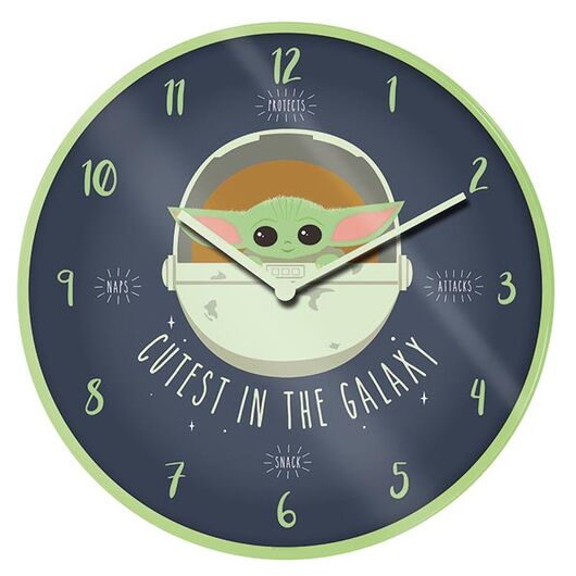 Star Wars The Mandalorian: The Child Wall Clock